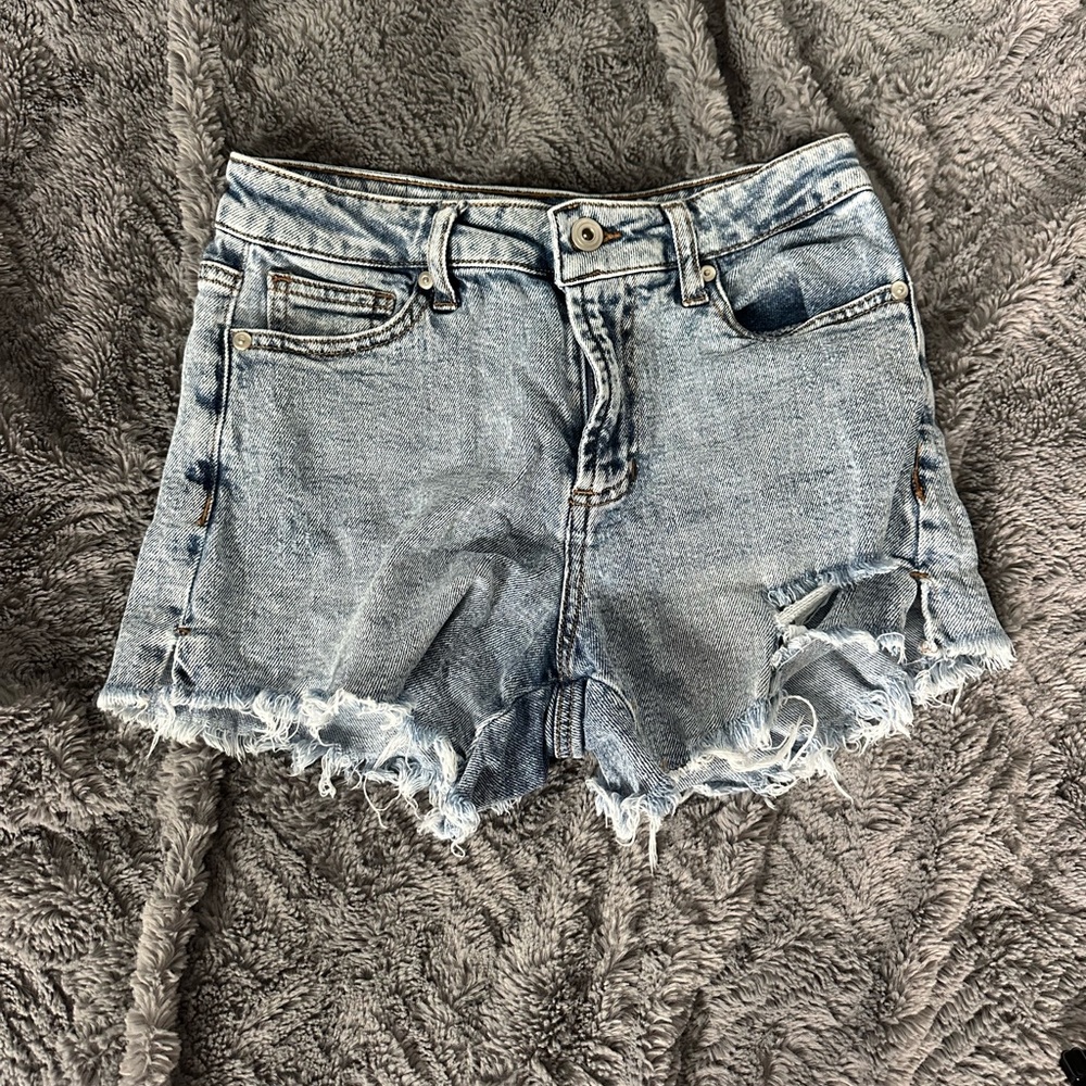 Distressed Denim Women's Shorts